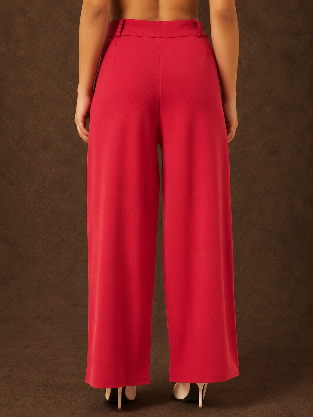 Women's High Rise Wide Leg Trousers